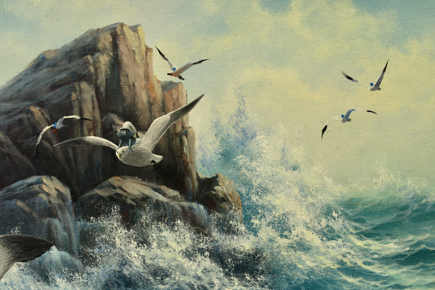 Original painting "Flying light" by Dr. Comax