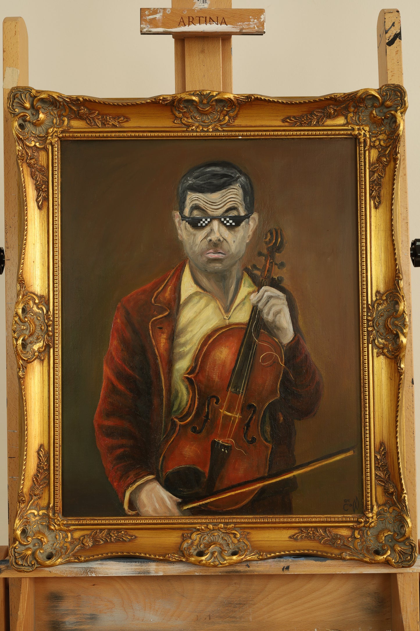 Original Gemälde "Mr. Nothing happened" by Dr. Comax