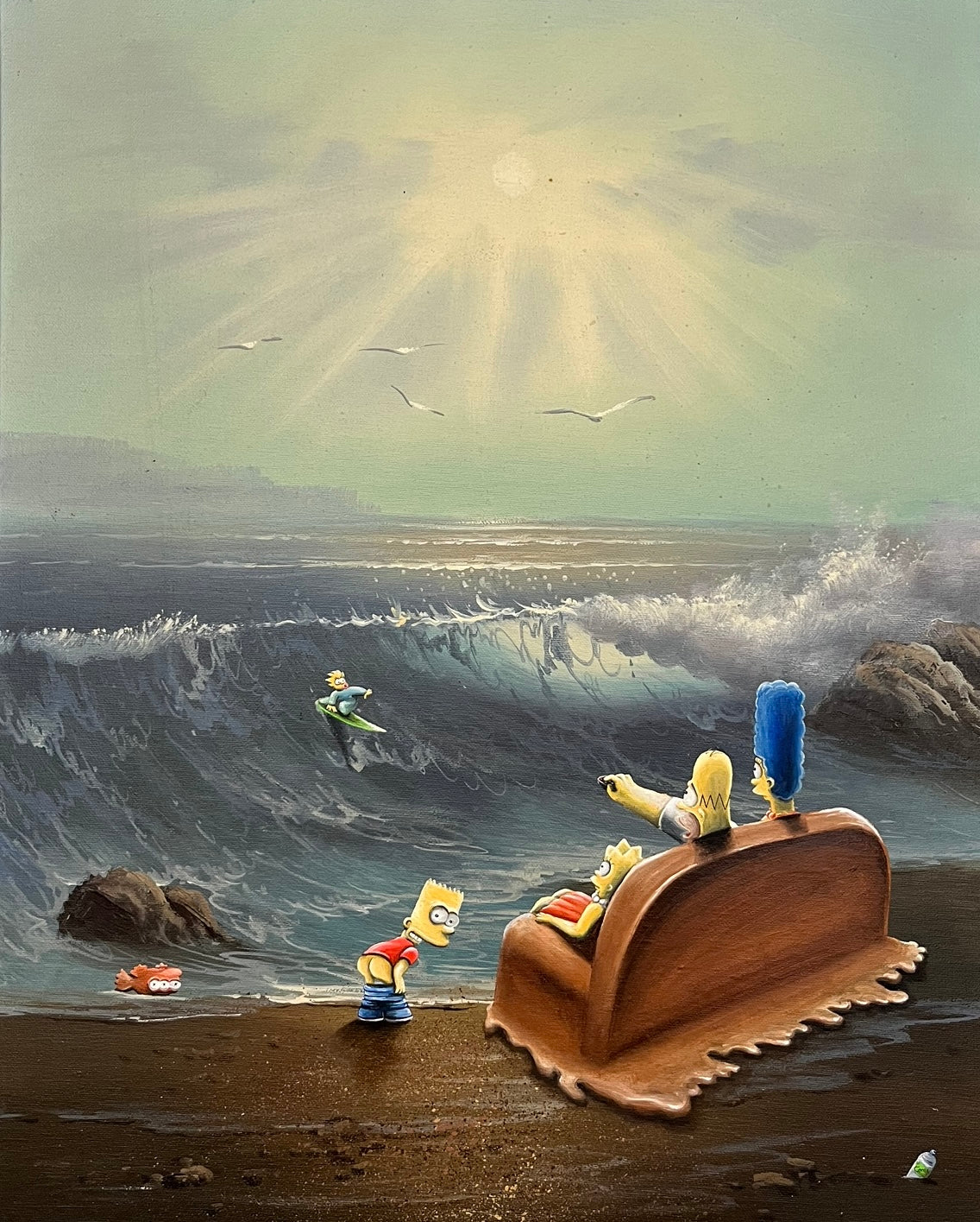 Original Gemälde "Switch off the world" by Dr. Comax