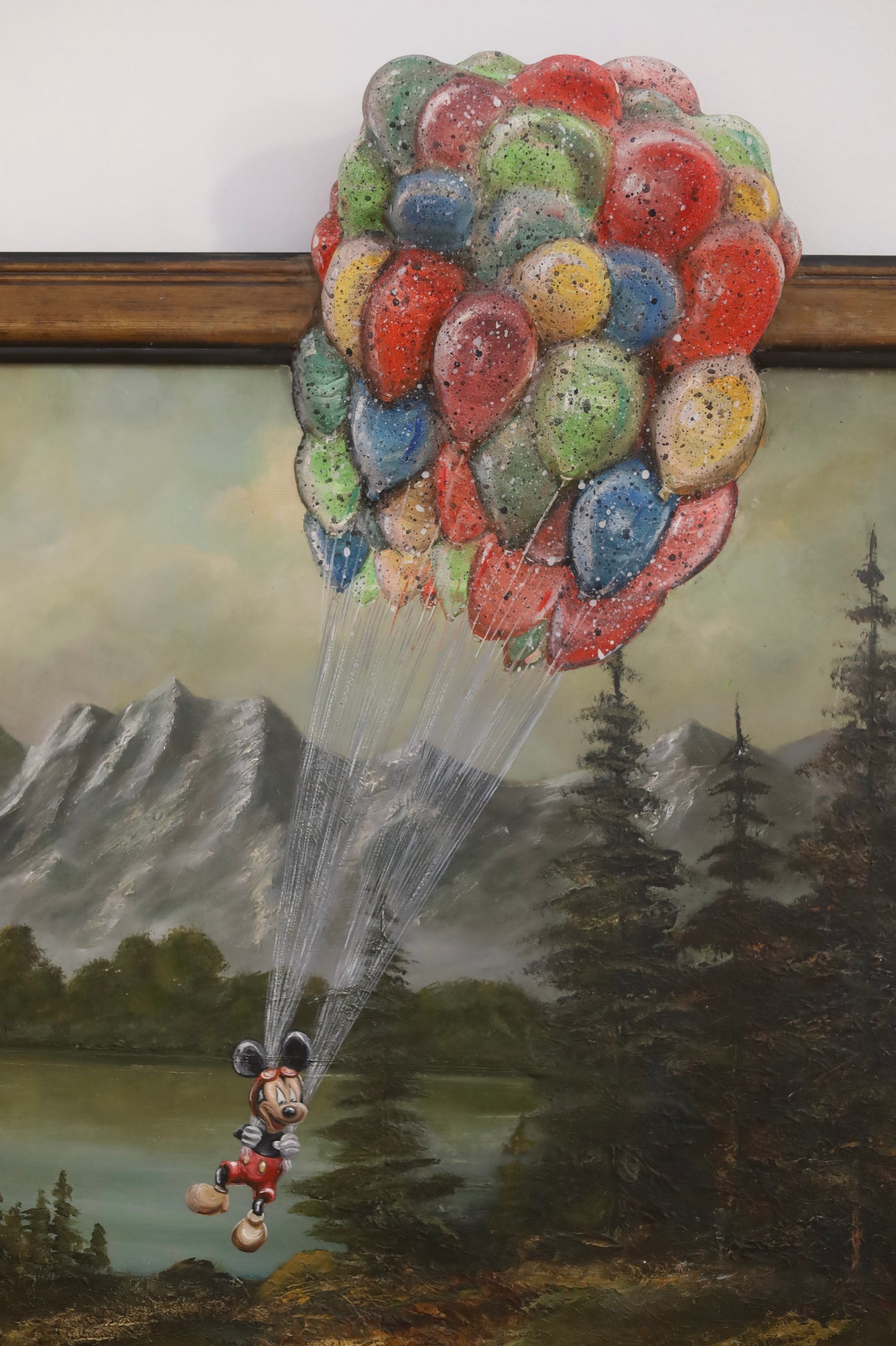 Original Gemälde "Unknown Balloon ride" by Dr. Comax