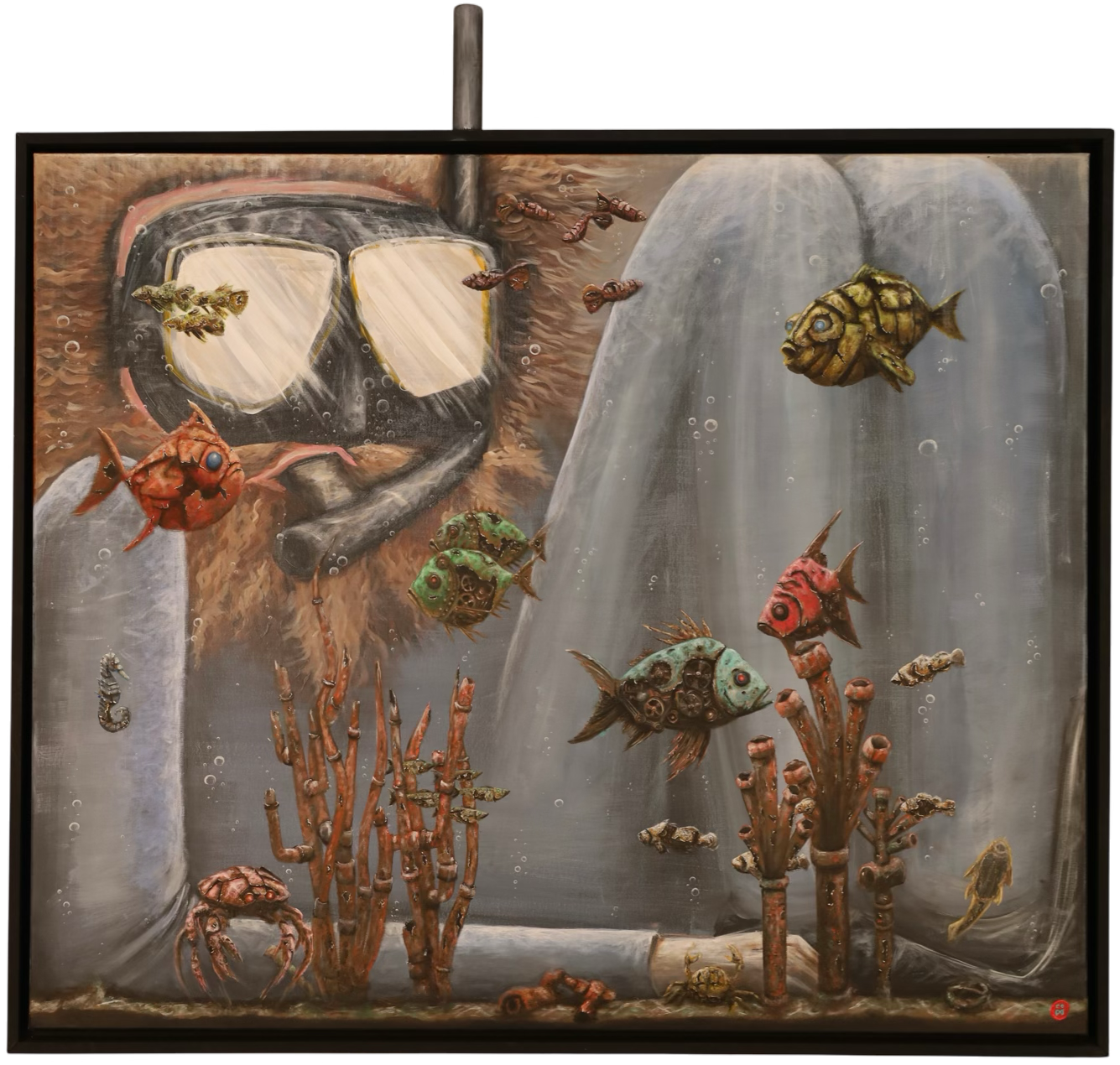 Original Gemälde "Deep Diver" by Comax