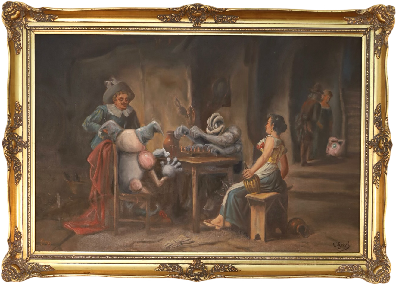 Original Gemälde "Showdown" by Dr. Comax