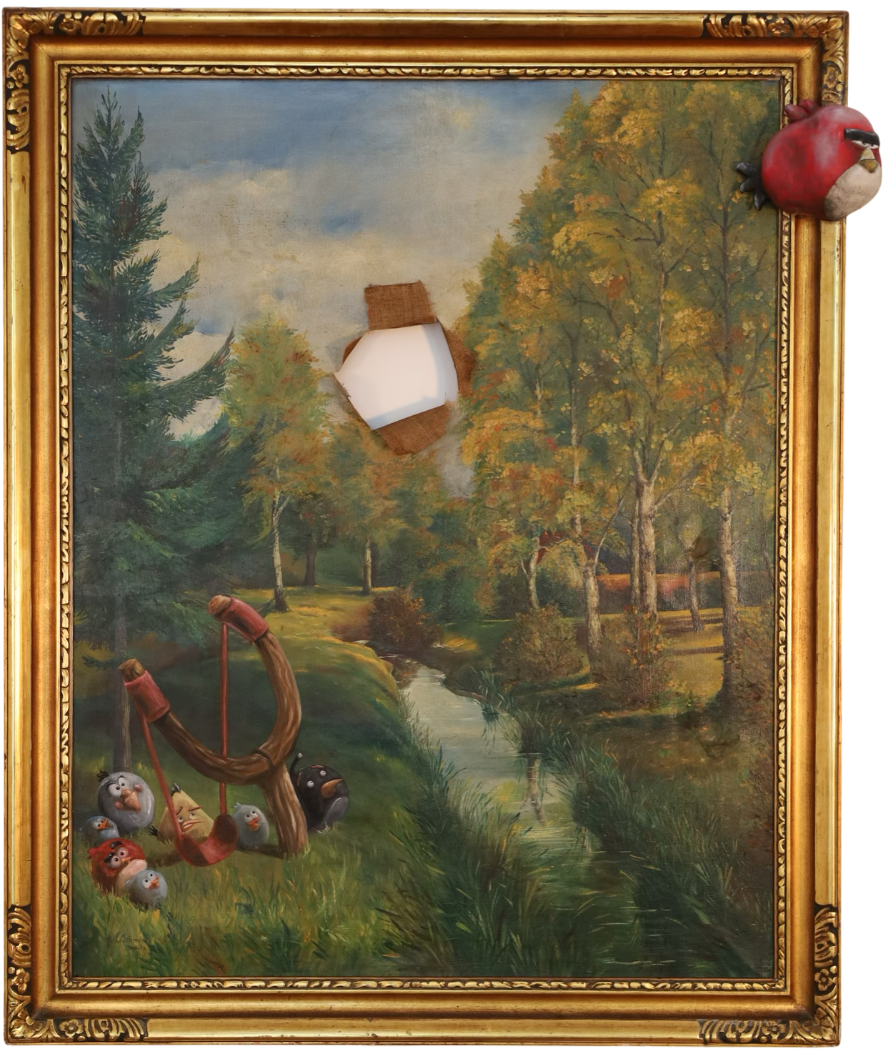 Original Gemälde "Birds flying high" by Dr. Comax