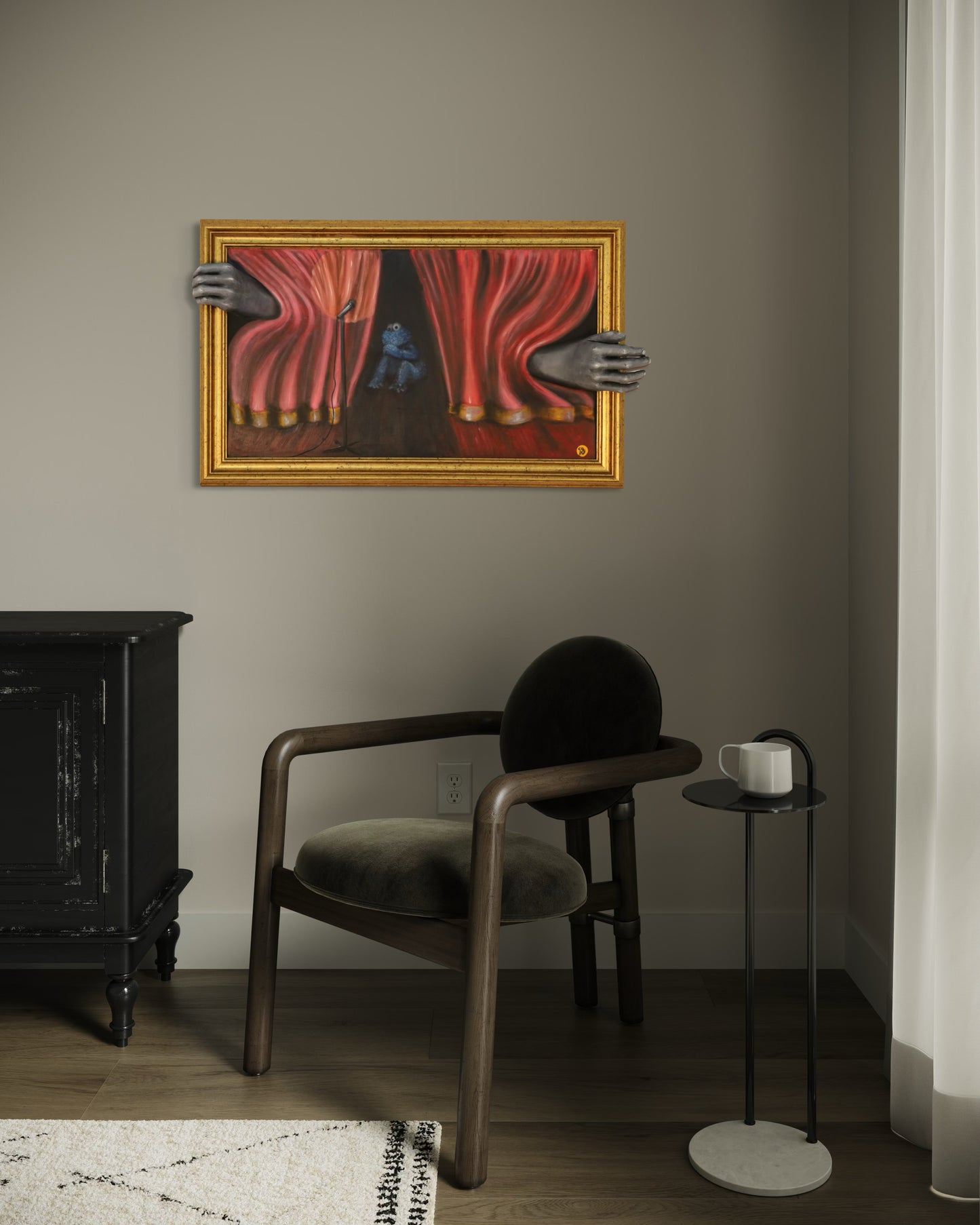 Original Gemälde "Stage fright" by Comax