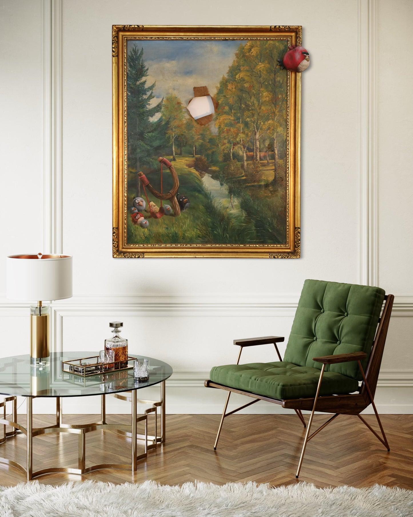 Original Gemälde "Birds flying high" by Dr. Comax