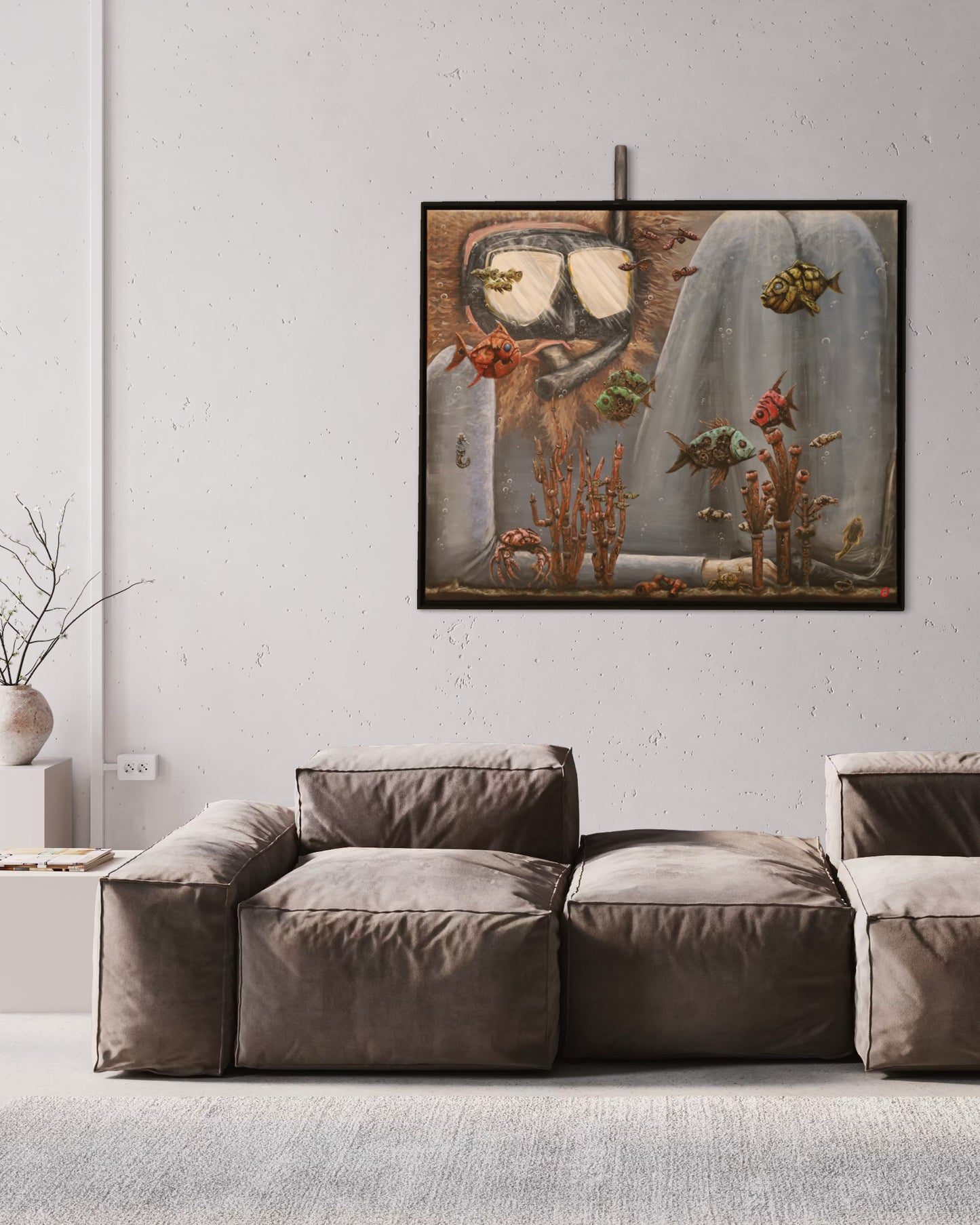 Original Gemälde "Deep Diver" by Comax