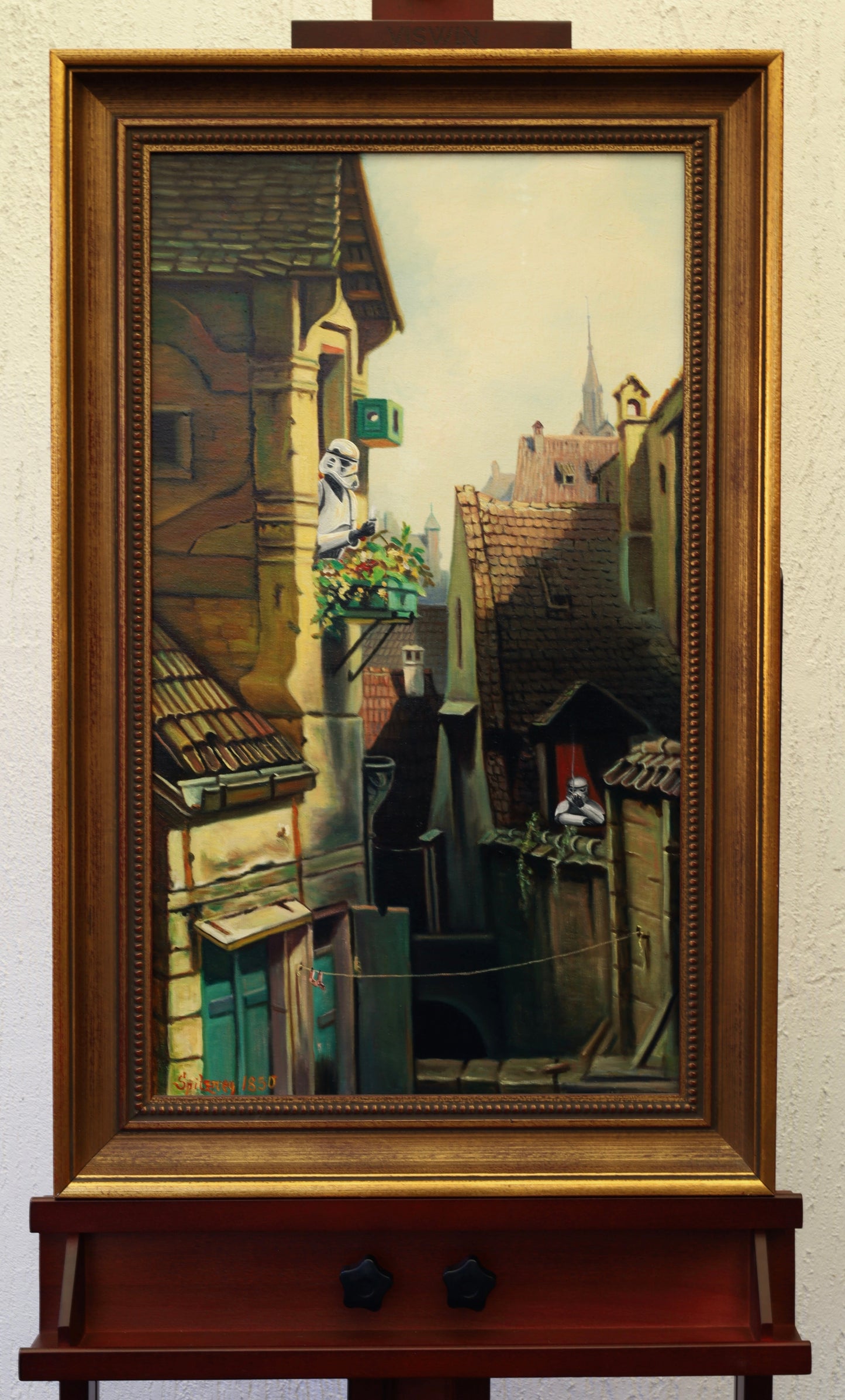 Original Gemälde "Coffee and cigarette" by Dr. Comax
