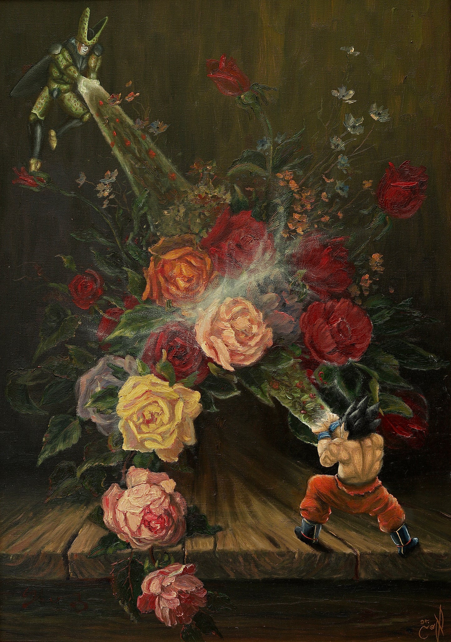 Original Gemälde "Out of the dark" by Dr. Comax