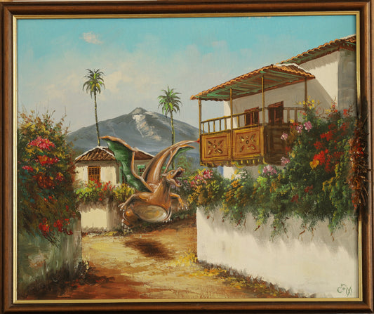 Original Gemälde "Spitting Flowers" by Dr. Comax