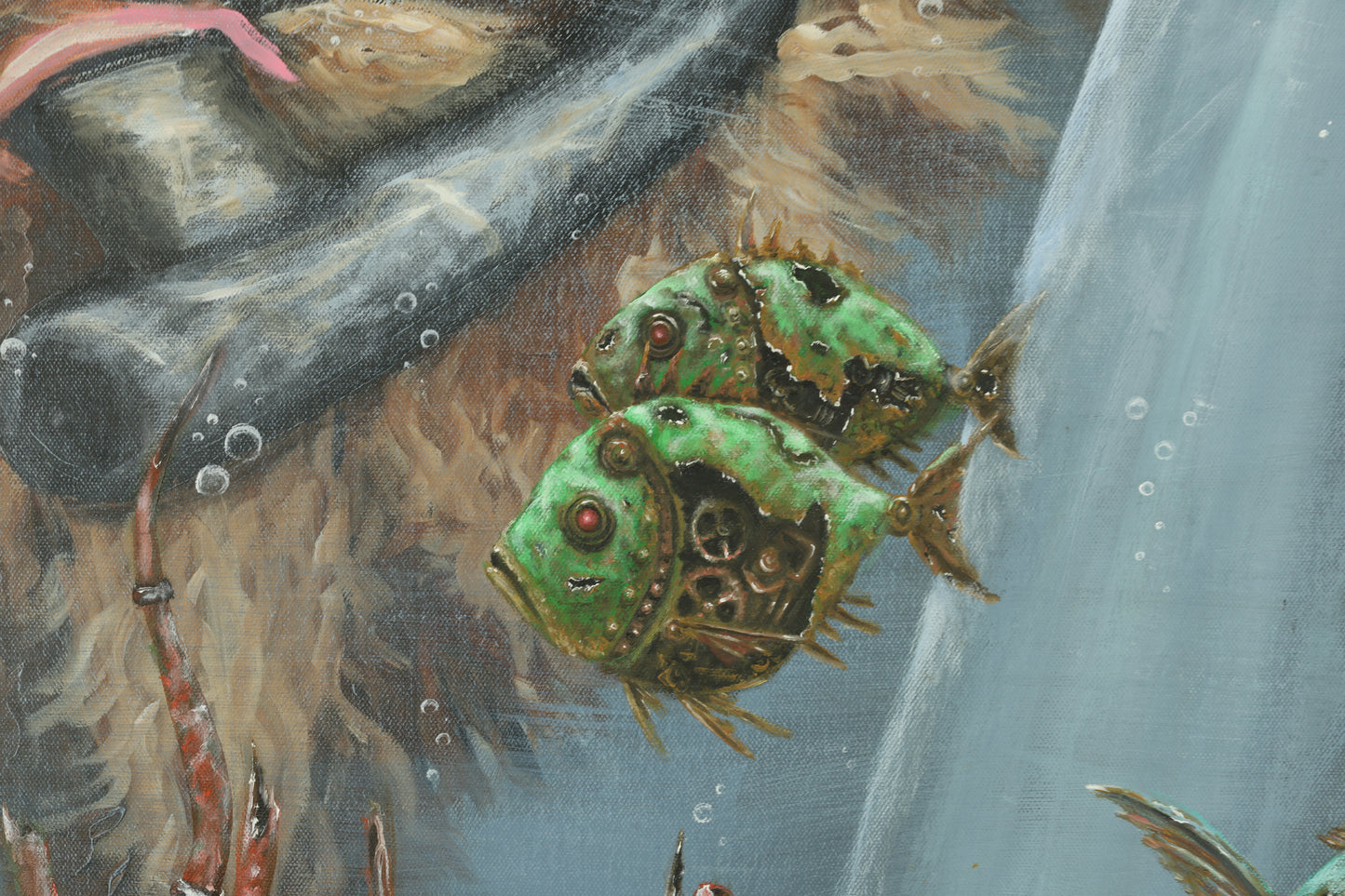 Original Gemälde "Deep Diver" by Comax