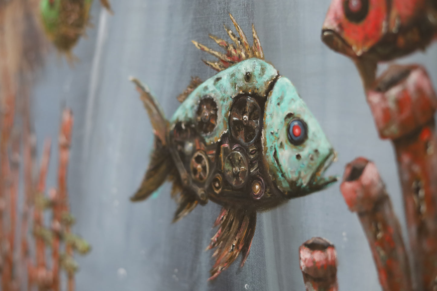 Original Gemälde "Deep Diver" by Comax