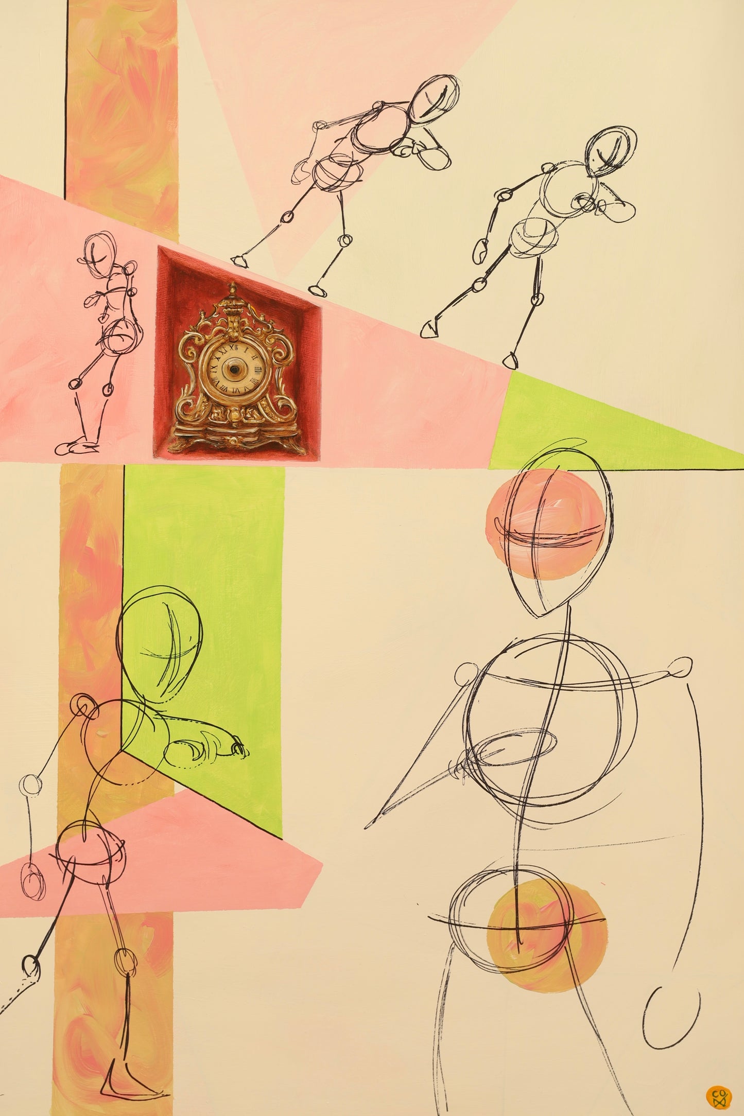 Original Gemälde "Time" by Comax