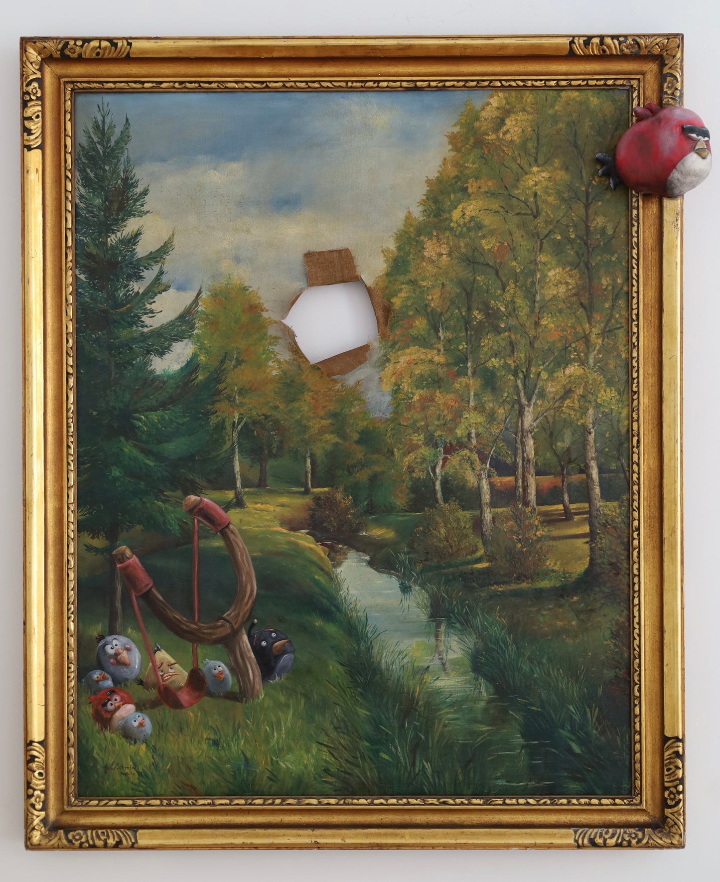 Original Gemälde "Birds flying high" by Dr. Comax