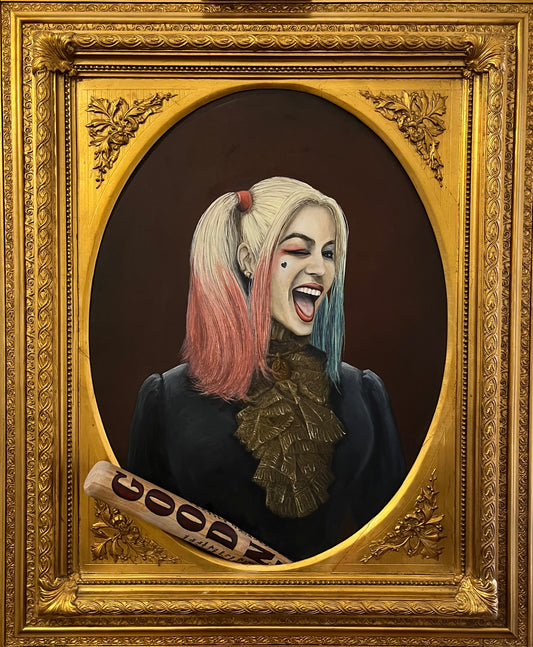 Original painting "Portrait of a Doctor" by Dr. Comax