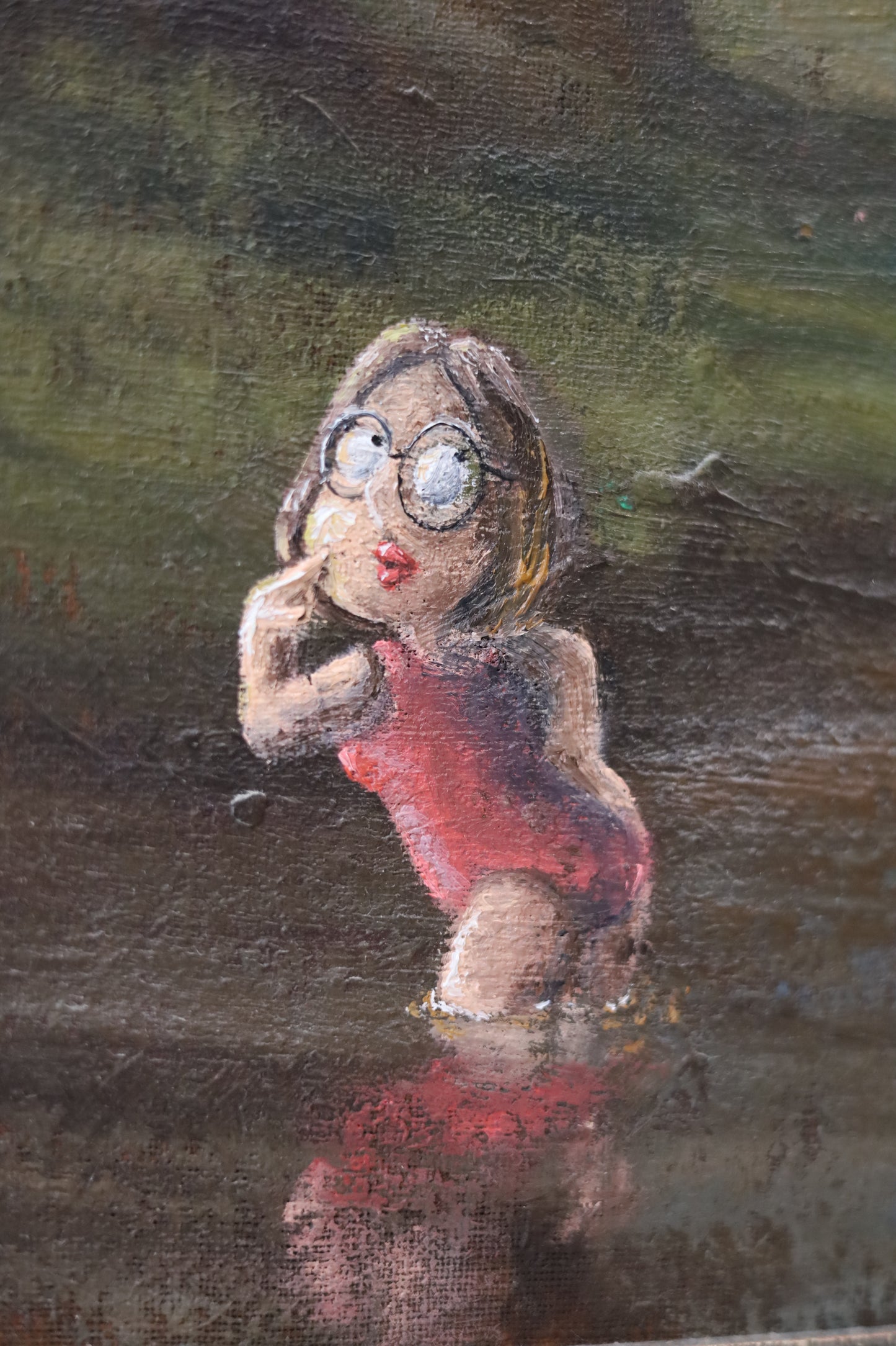 Original Gemälde "Disturbing scene"