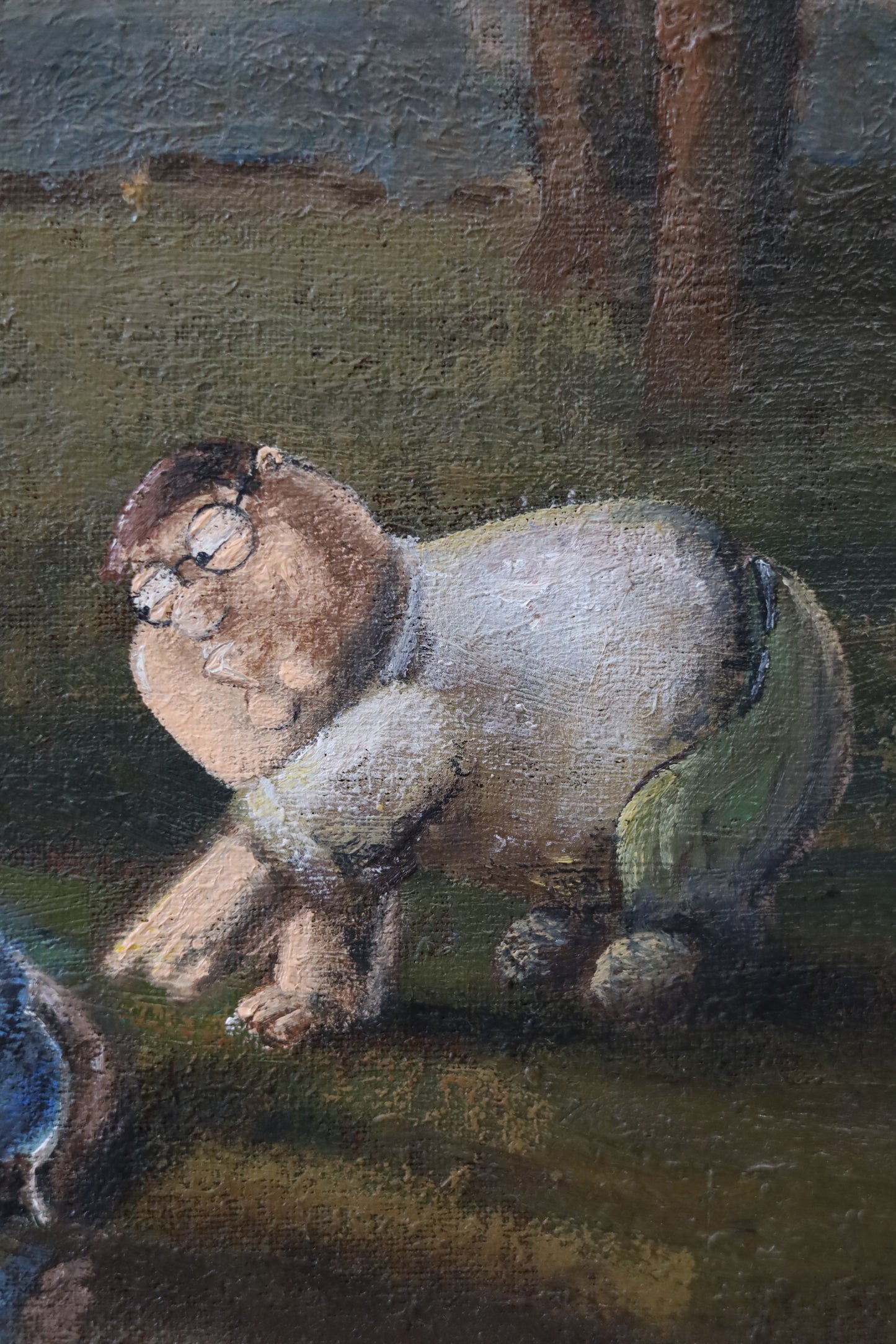 Original Gemälde "Disturbing scene"