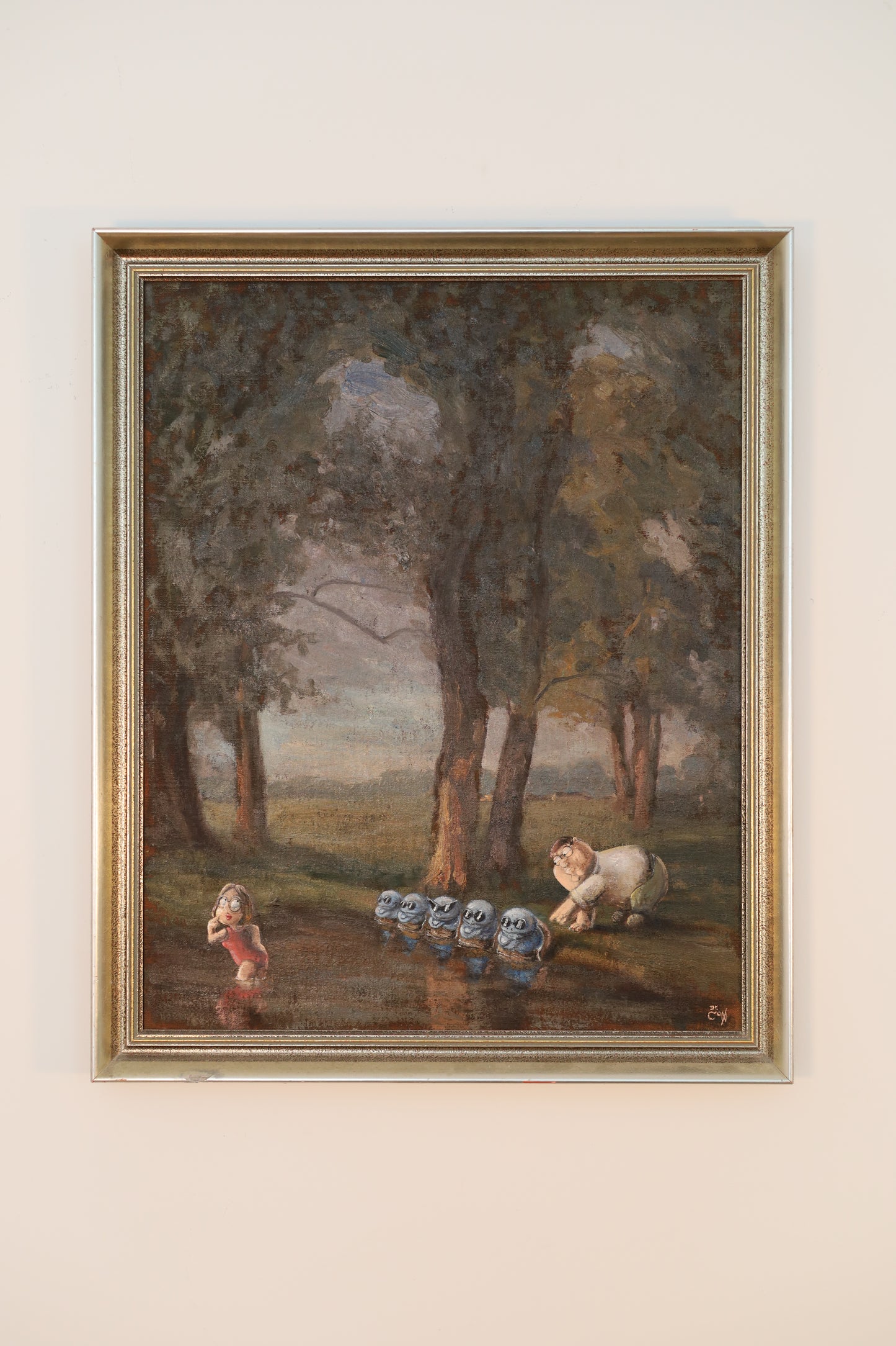Original Gemälde "Disturbing scene"