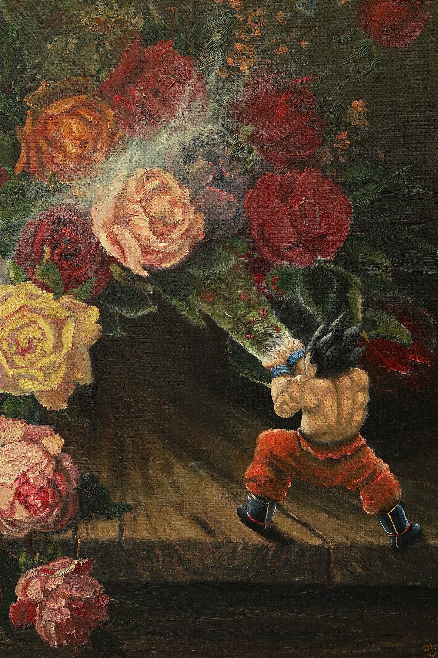 Original Gemälde "Out of the dark" by Dr. Comax