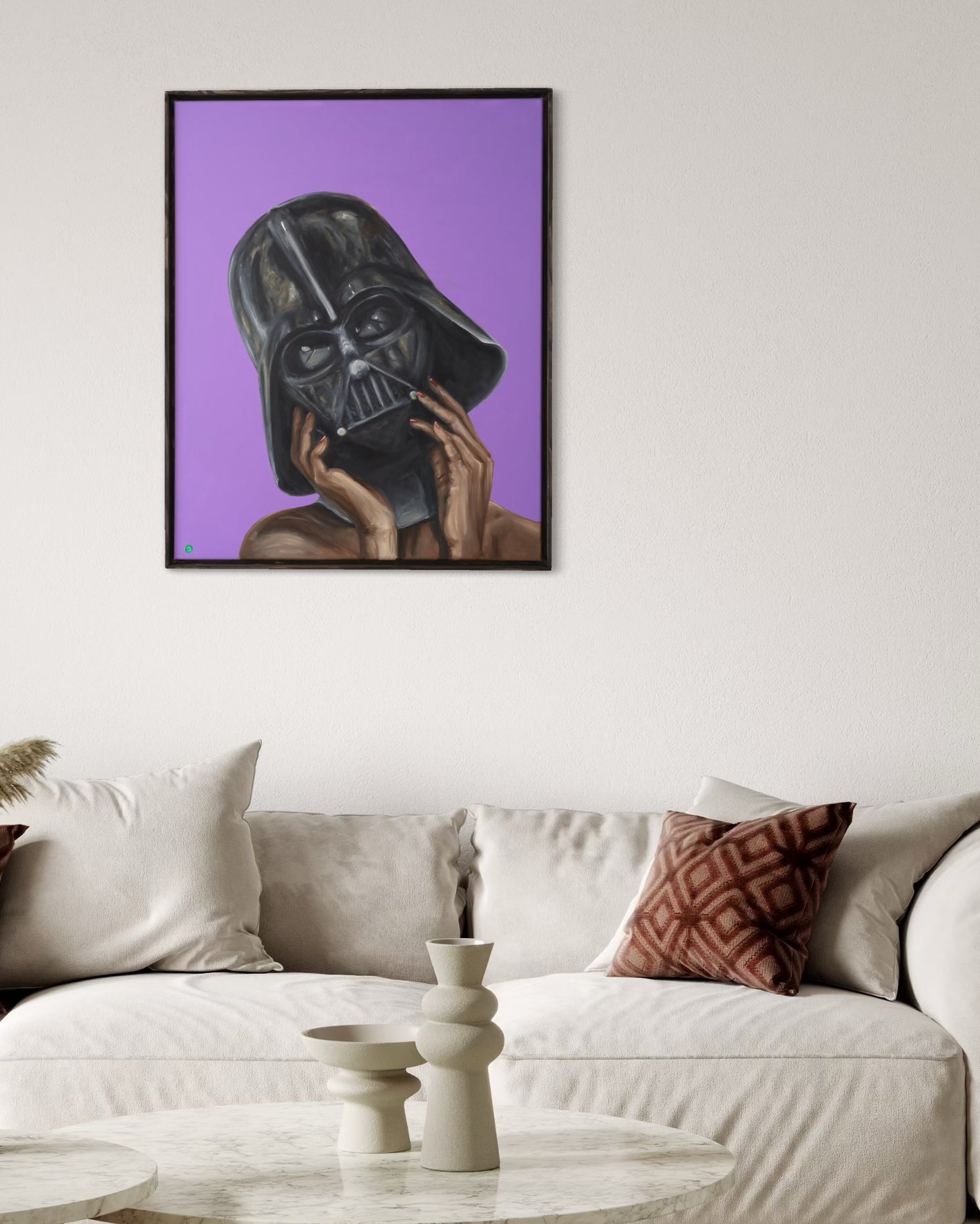 Original Gemälde "Portrait outta space pt.3" by Comax