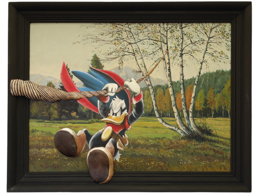 Original painting "Escape the frame" by Dr. Comax