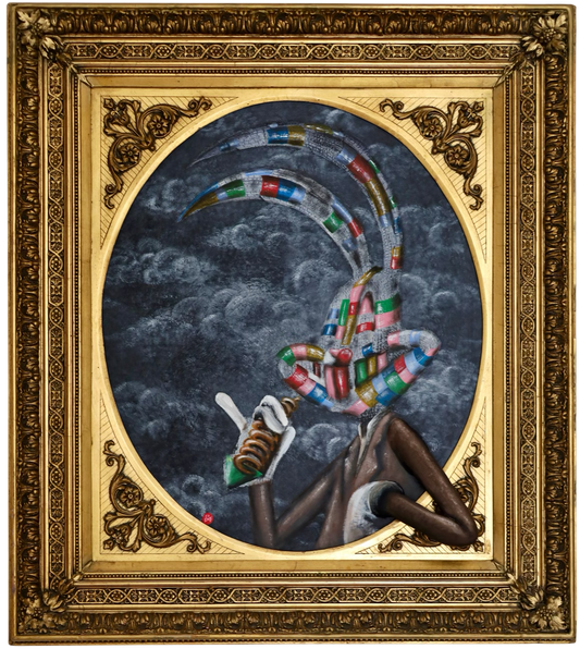 Original Gemälde "Snack in the clouds" by Comax