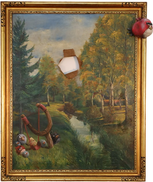 Original Gemälde "Birds flying high" by Dr. Comax