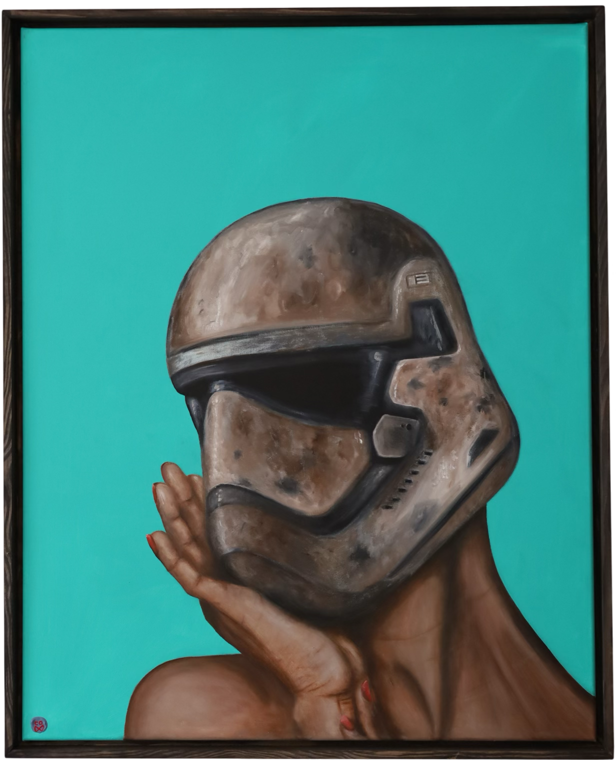 Original Gemälde "Portrait outta space pt.1" by Comax