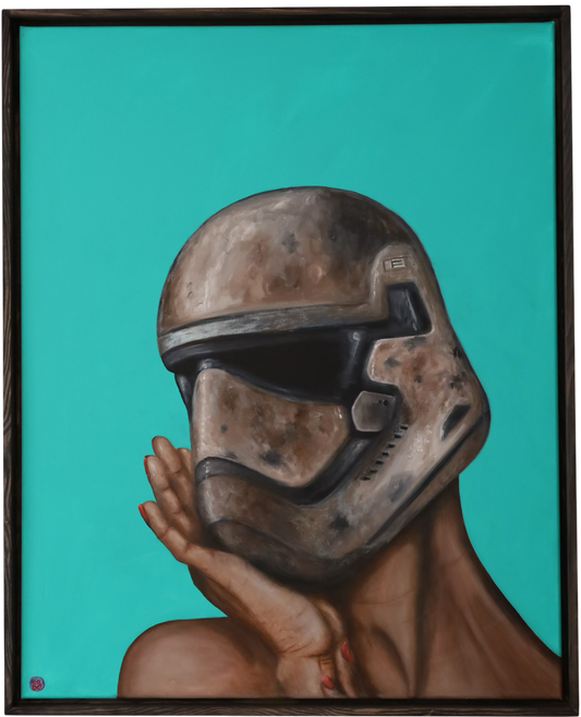 Original Gemälde "Portrait outta space pt.1" by Comax