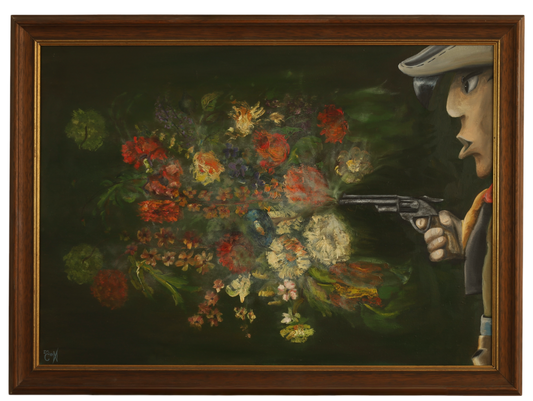 Original Gemälde "Kill em' with kindness" by Dr. Comax