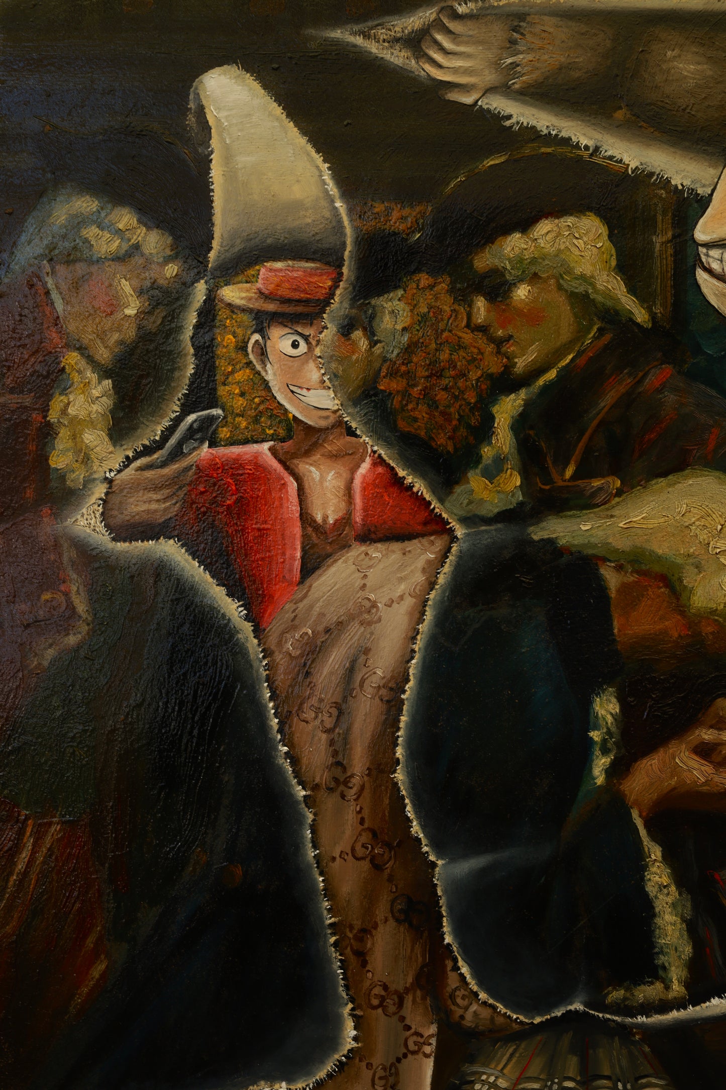 Original Gemälde "The present comes through the past" by Dr. Comax
